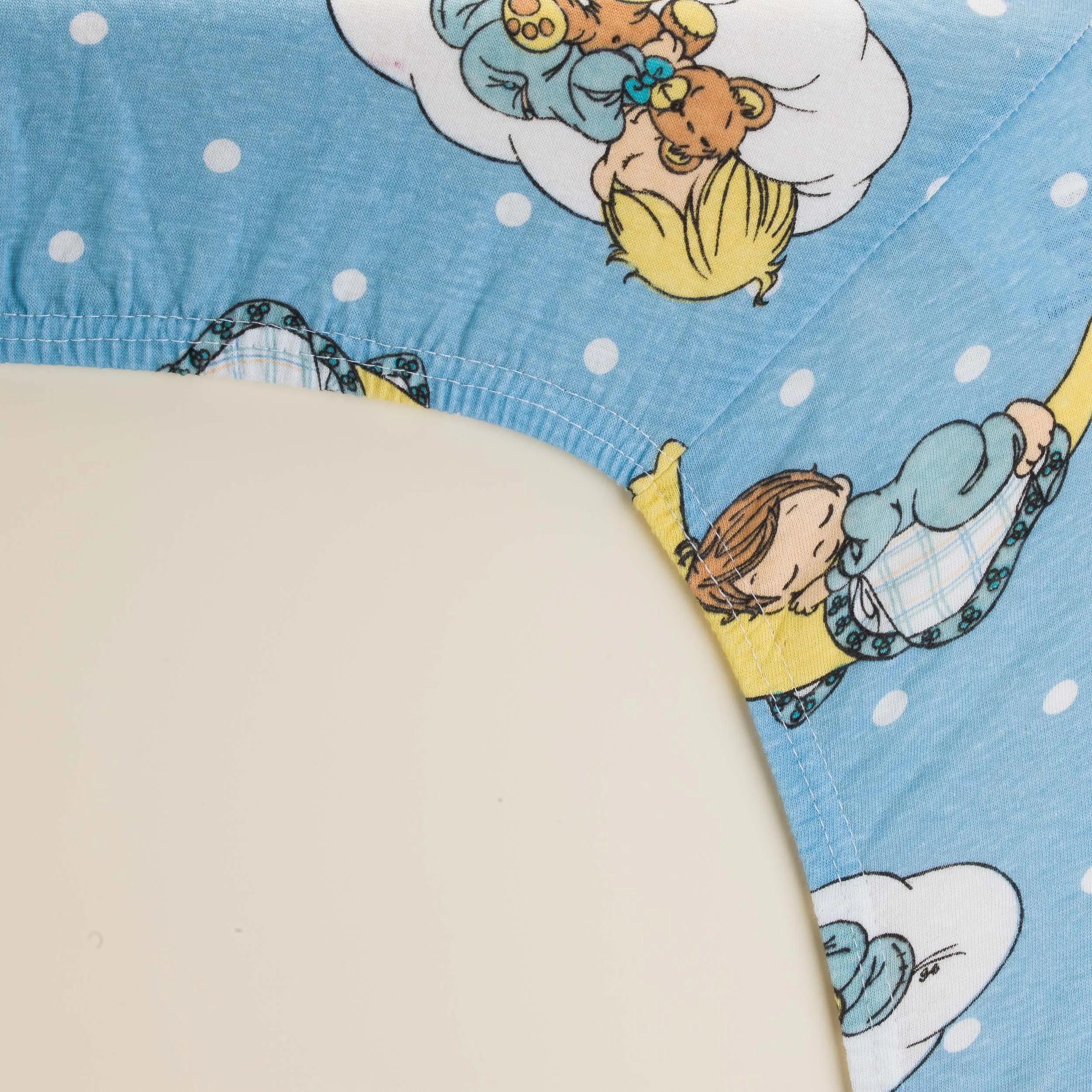 2-Pack Cotton Jersey Knit Bassinet Sheets - Precious Moments Boys