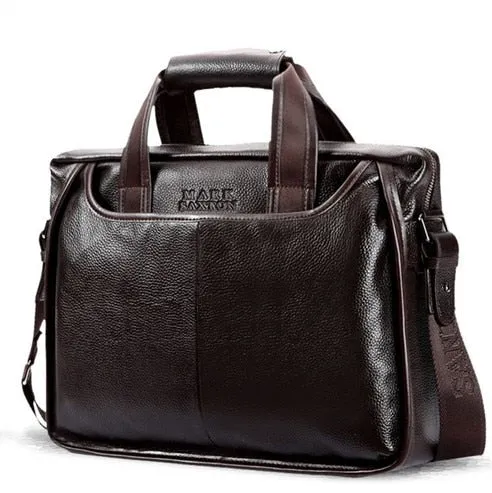 2019 New Fashion cowhide male commercial briefcase /Real Leather  men's bag