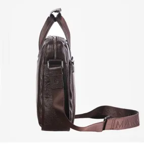 2019 New Fashion cowhide male commercial briefcase /Real Leather  men's bag