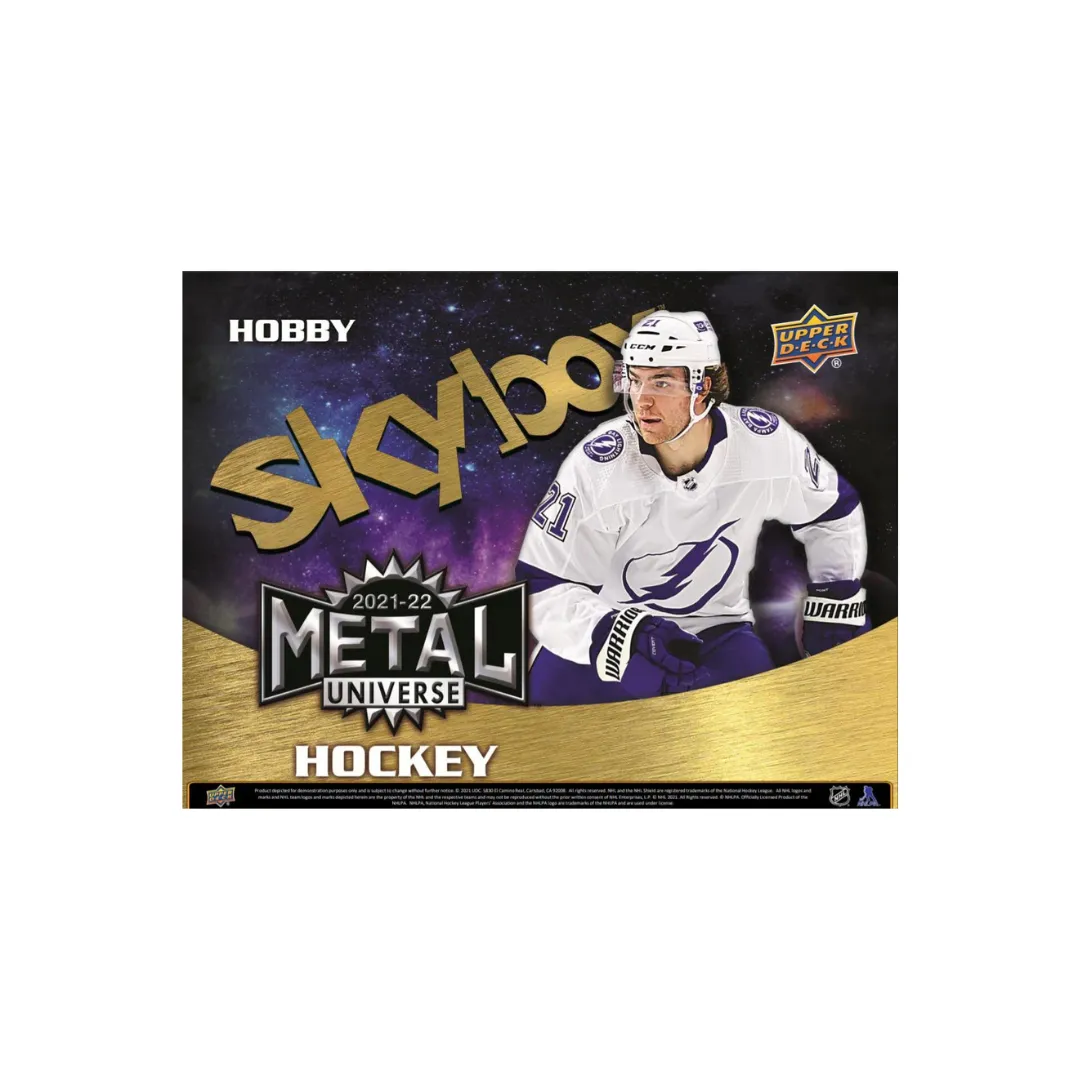2021-22 UPPER DECK SKYBOX METAL UNIVERSE HOCKEY HOBBY BOX
