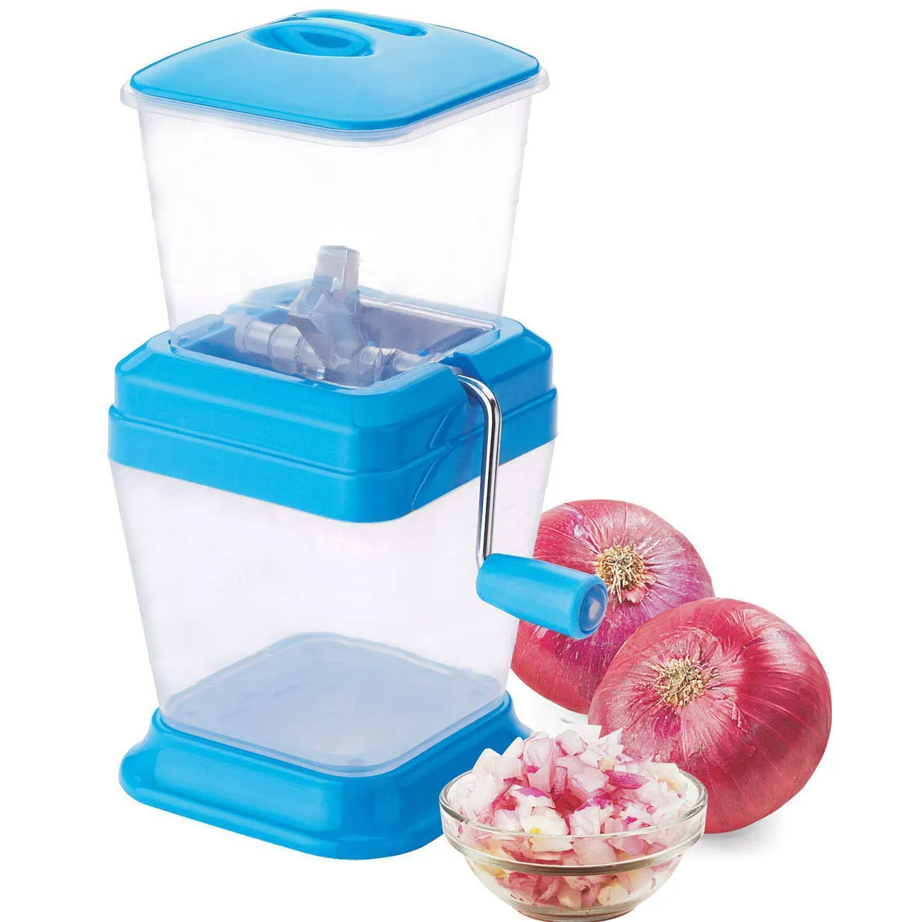 2428 Plastic Vegetable Chopper Cutter with Stainless Steel Blade