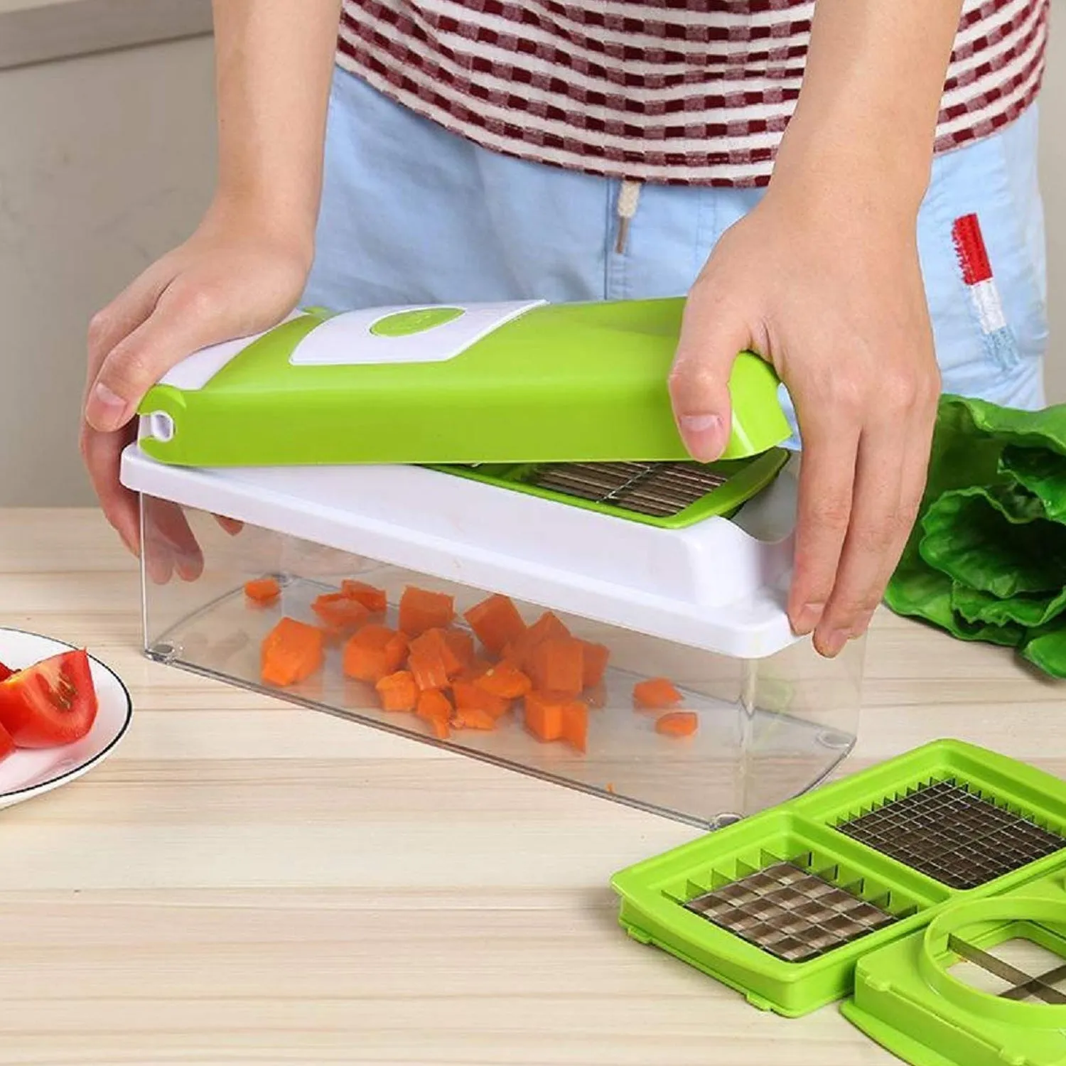 5236 8 in 1 Multi-Purpose Vegetable and Fruit Chopper nicer dicer