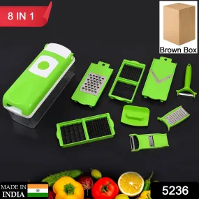 5236 8 in 1 Multi-Purpose Vegetable and Fruit Chopper nicer dicer