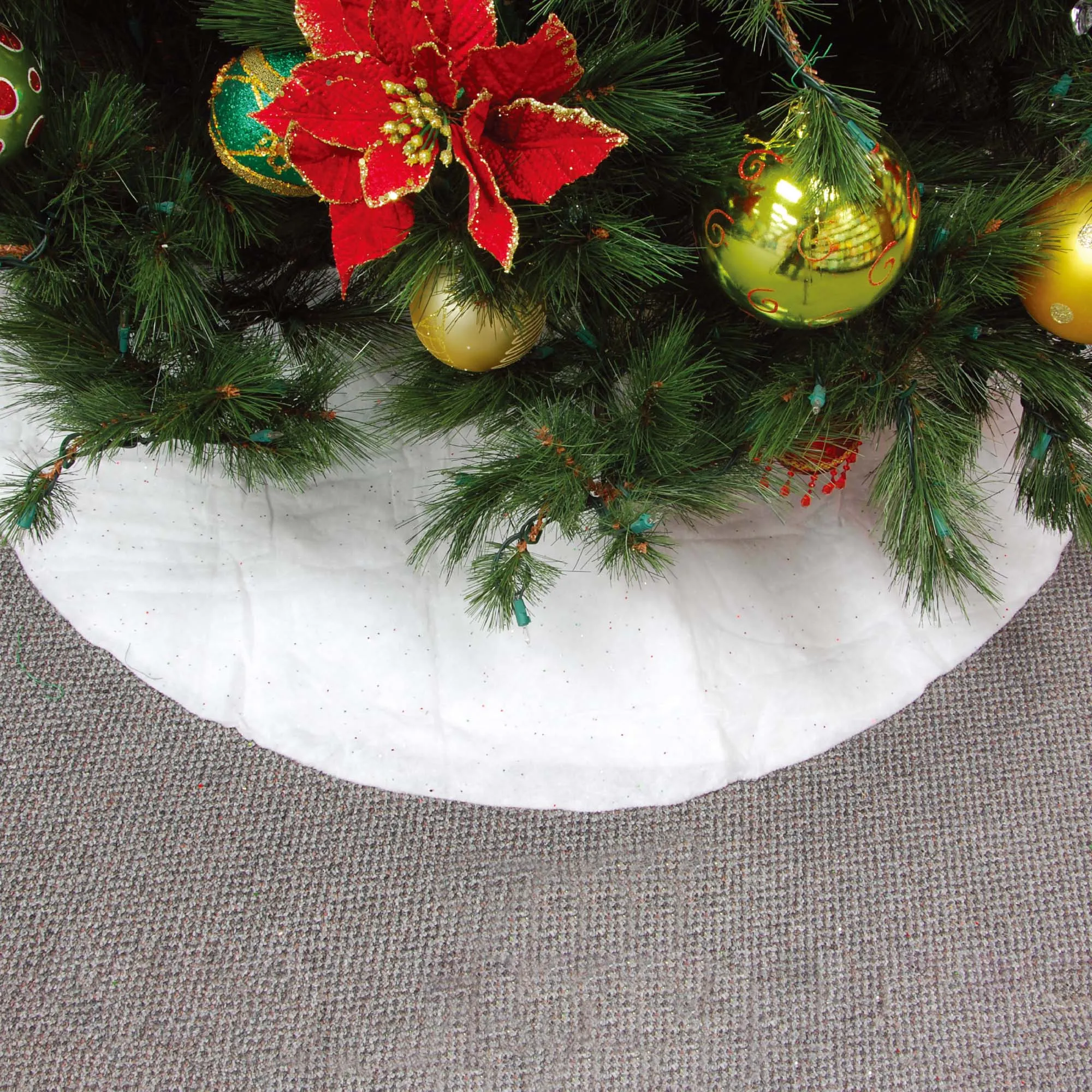 58" Multi Purpose Snow Blanket With Glitter
