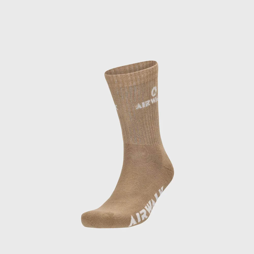 Airwalk Unisex 3 Pack Logo Socks Blue/Olive/Brown _ 182414 _ Multi