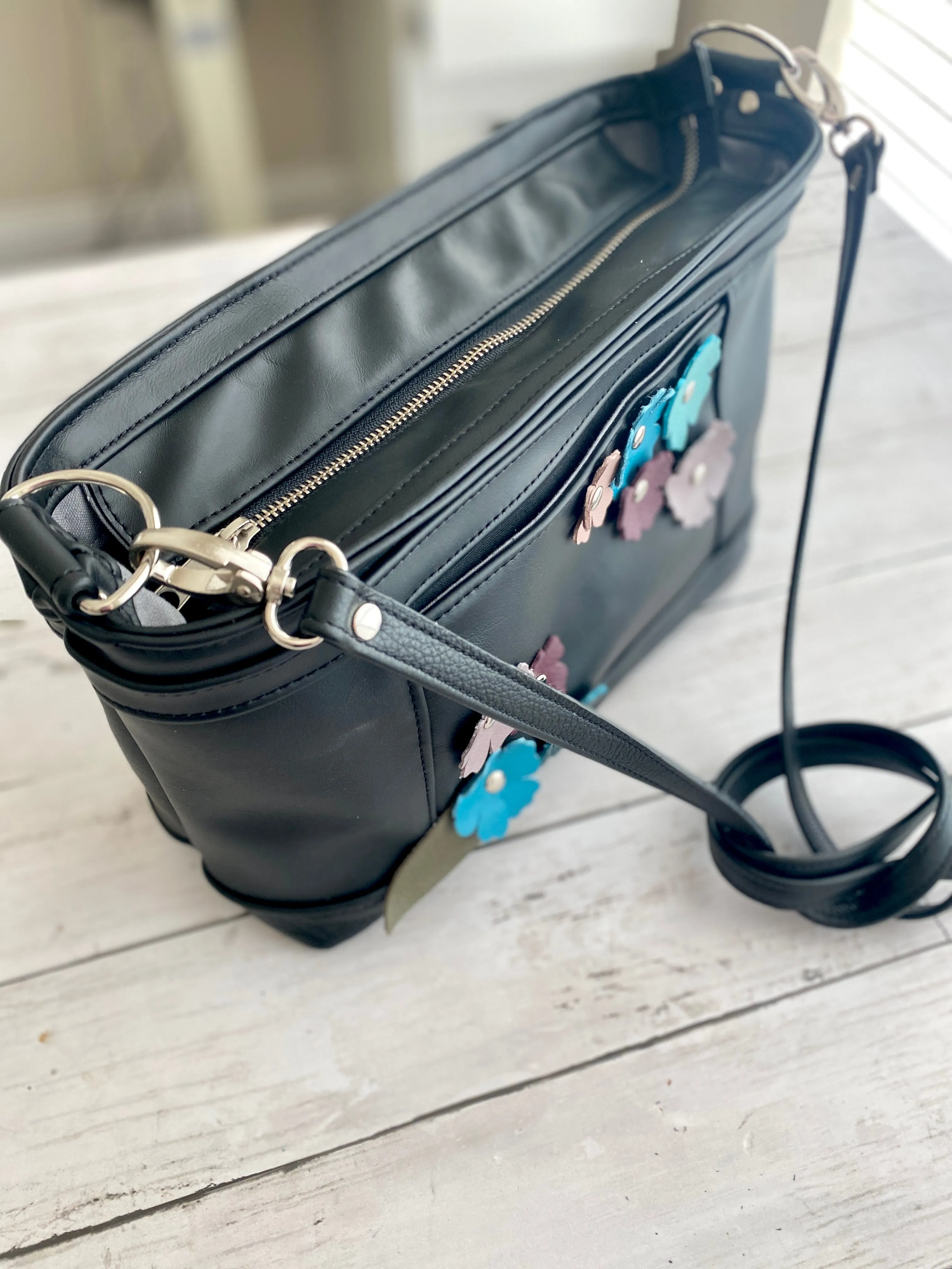 Archive Micro Plus in Black Smooth, Onyx, Blossoms