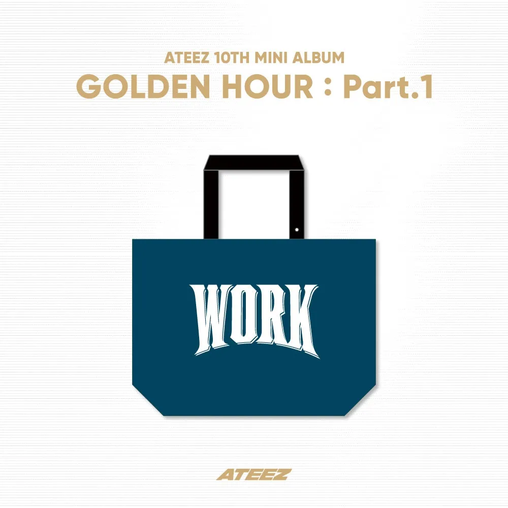 ATEEZ (OFFICIAL MERCH) - GOLDEN HOUR : PART 1 - REUSABLE BAG