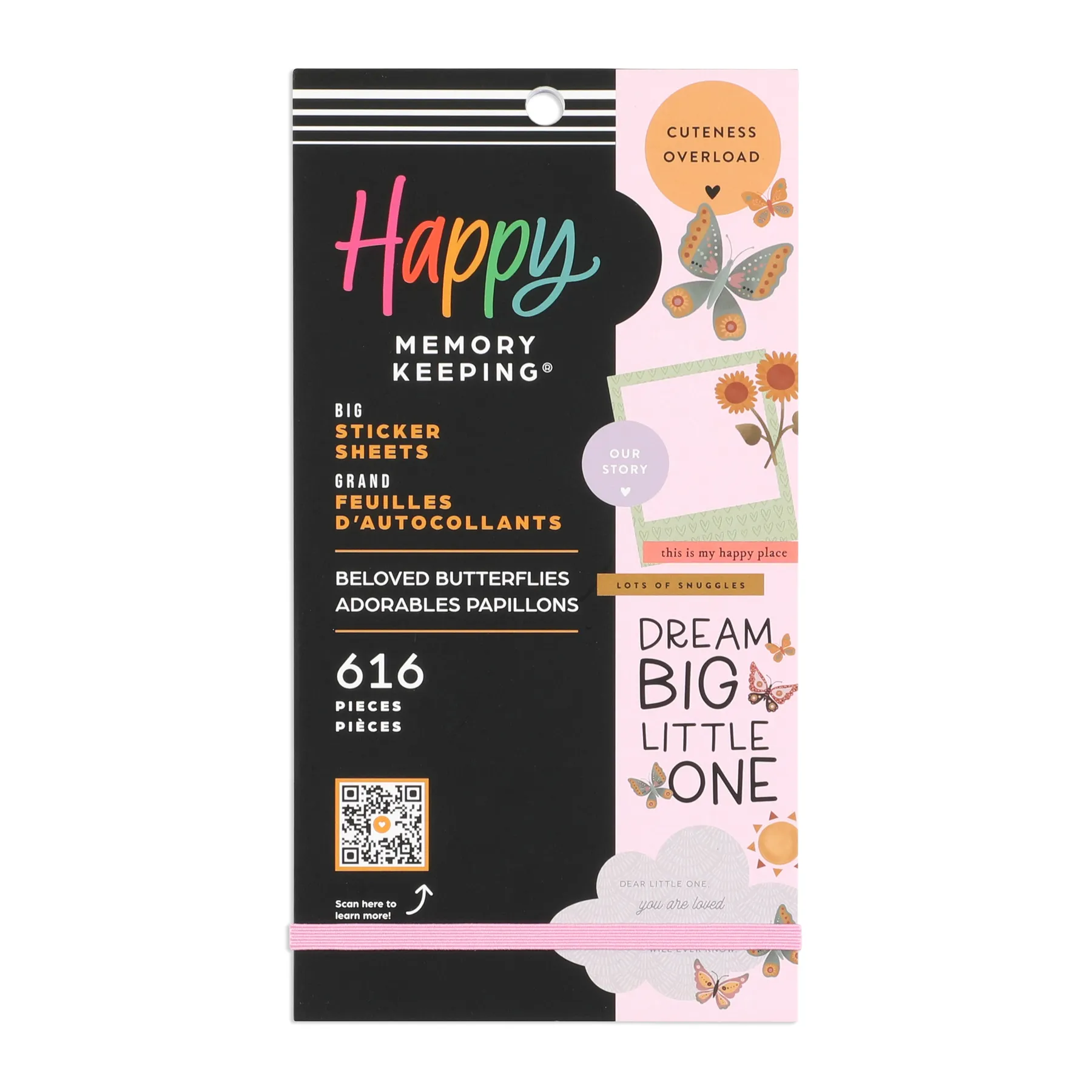 Beloved Butterflies Baby  - Value Pack Stickers - Big