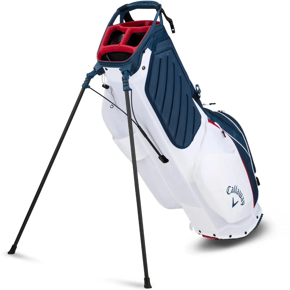 Callaway Hyperlite Zero Stand Bag - Navy Houndstooth/White/Red