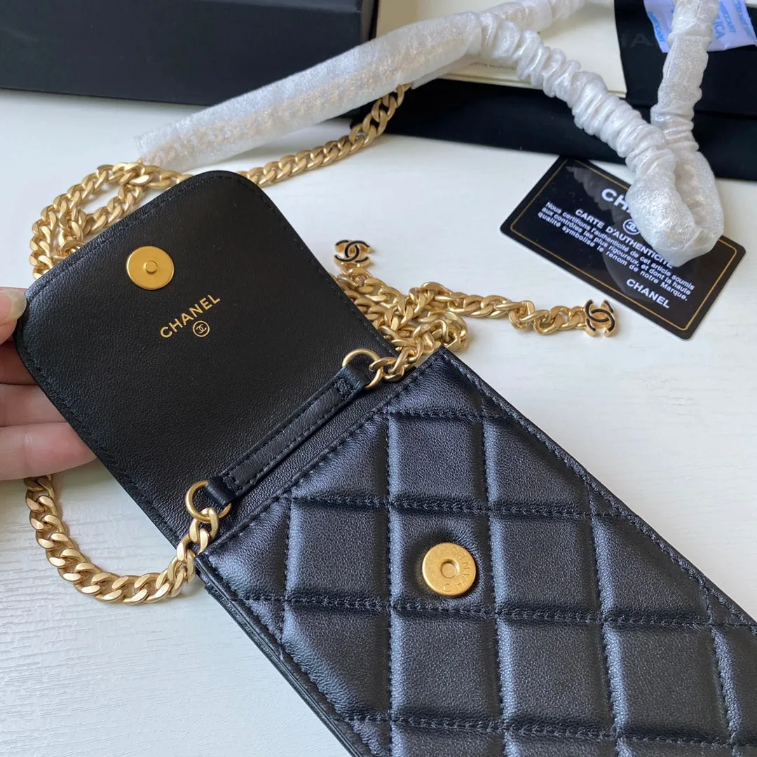 CHLPhone Holder Black Bag For Women 15cm/6in