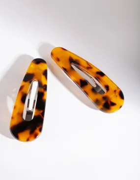 Classic Tortoiseshell Acrylic Clip Pack