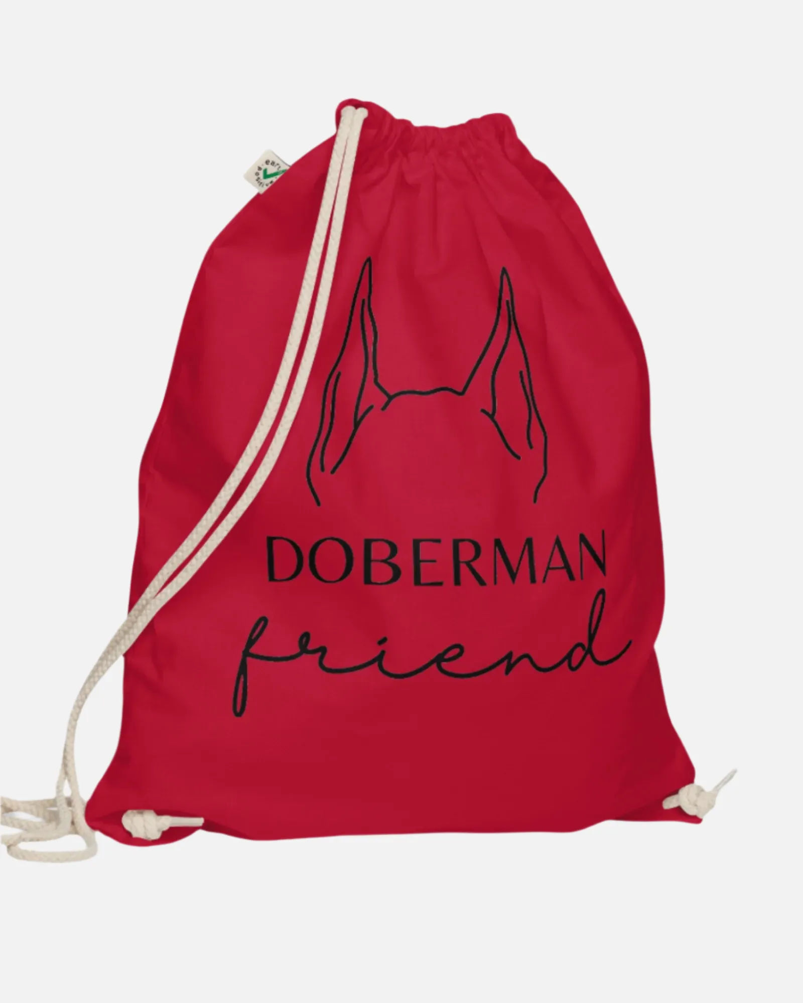 Custom Drawstring Bag with Dog Ears
