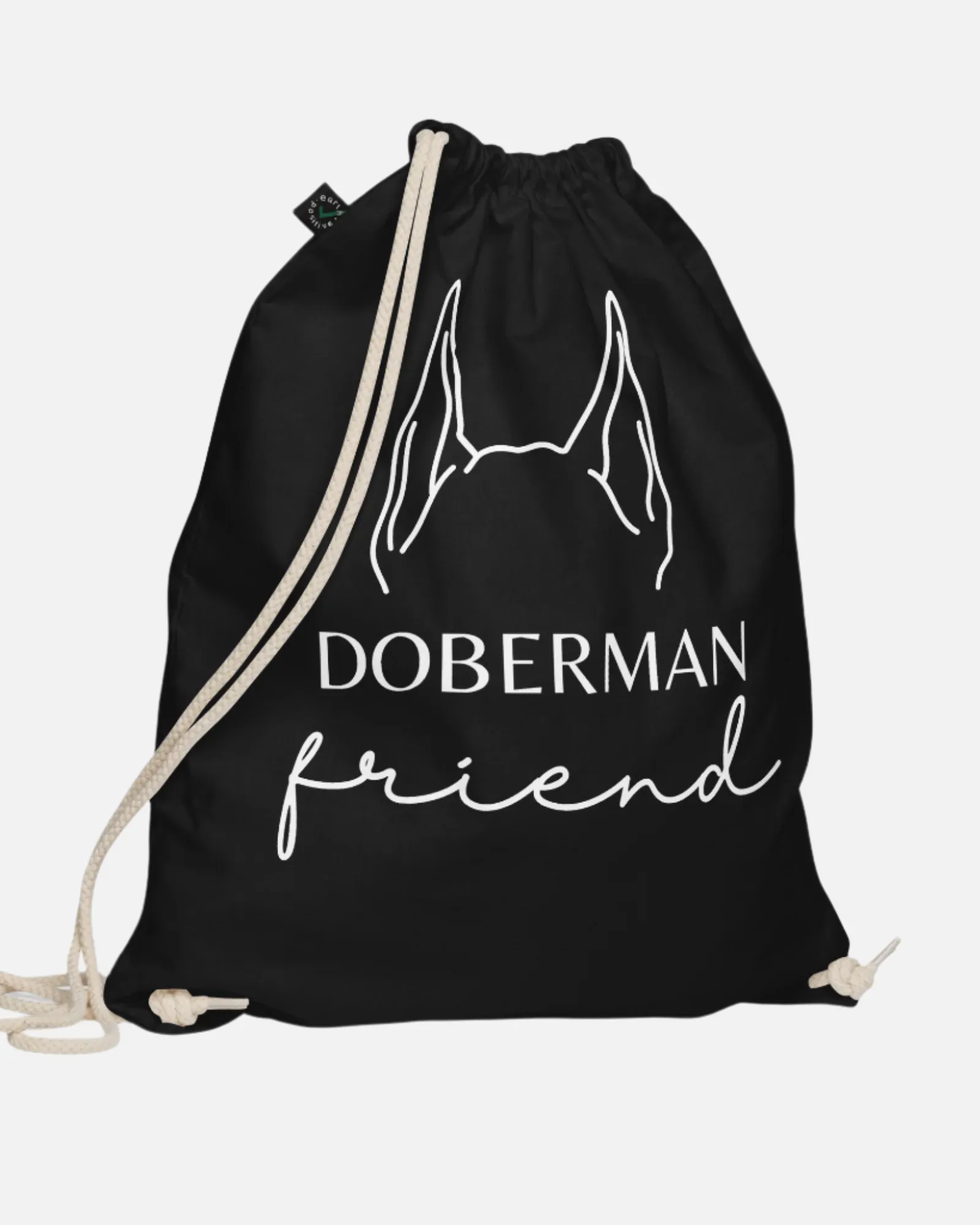 Custom Drawstring Bag with Dog Ears