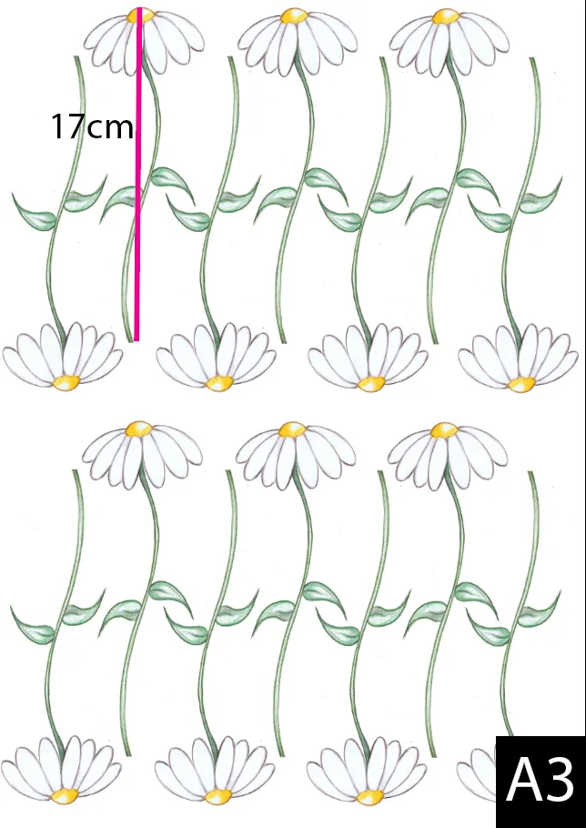 Daisy's Australian Design Hand Painted Peel & Stick, Removable Wall Decal. Nursery, Kids Playroom, Kids Teens Bedroom