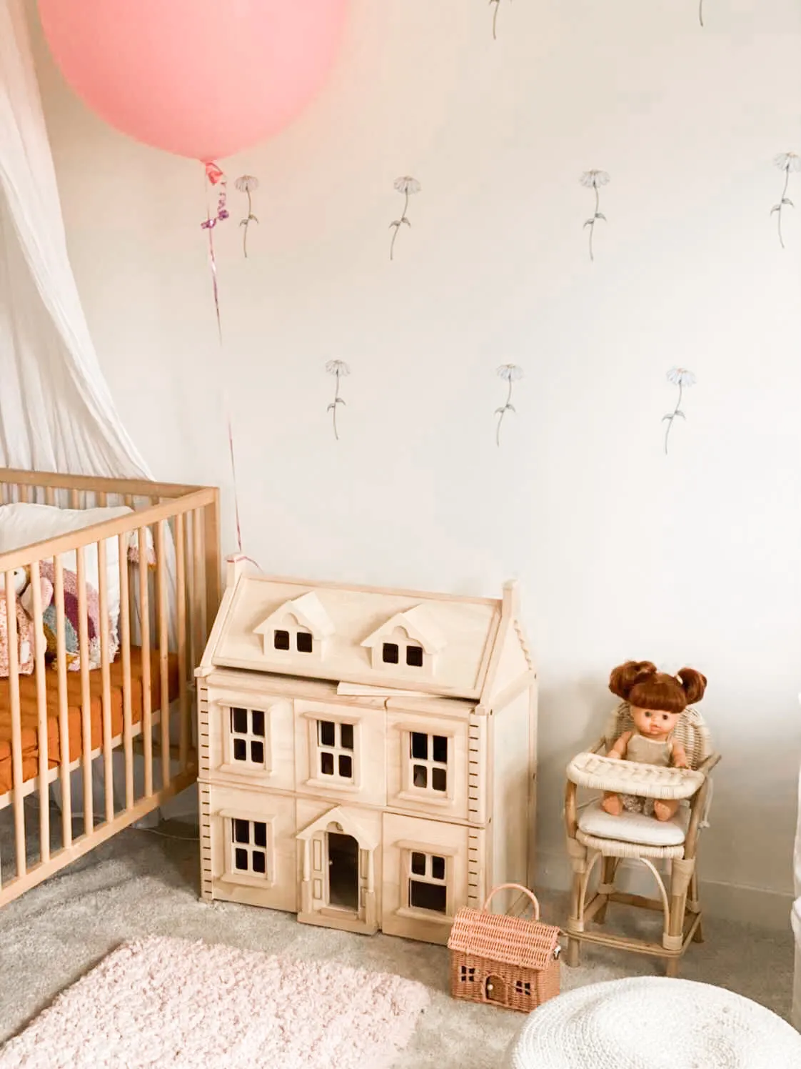 Daisy's Australian Design Hand Painted Peel & Stick, Removable Wall Decal. Nursery, Kids Playroom, Kids Teens Bedroom