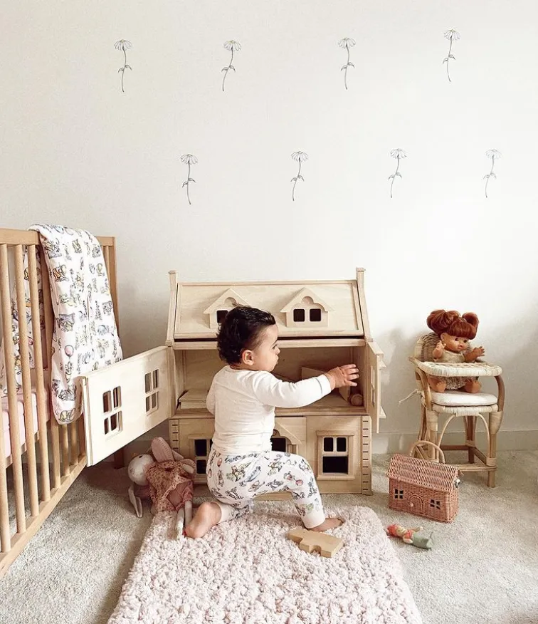 Daisy's Australian Design Hand Painted Peel & Stick, Removable Wall Decal. Nursery, Kids Playroom, Kids Teens Bedroom