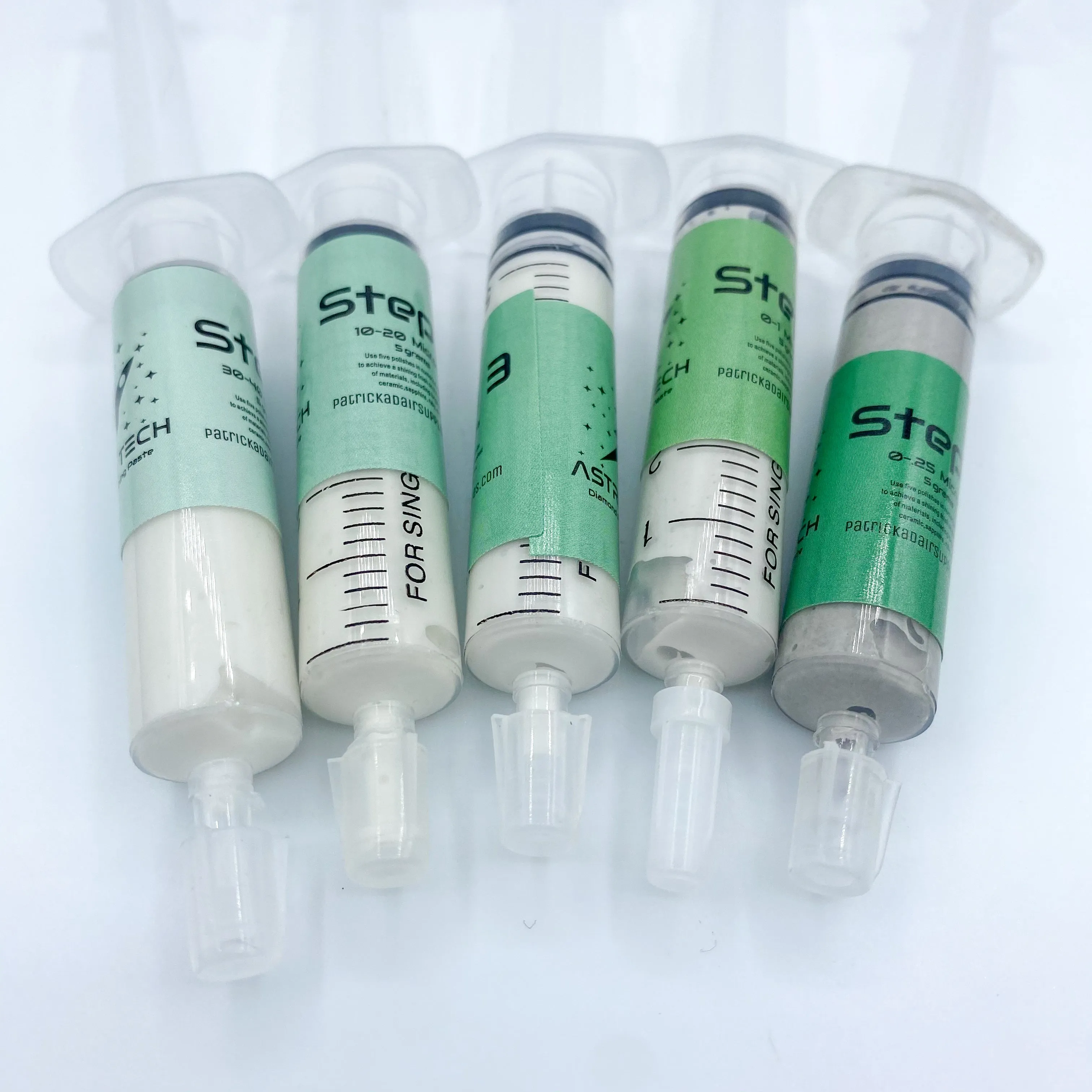 Diamond Polishing Paste Set (Steps 1-5)