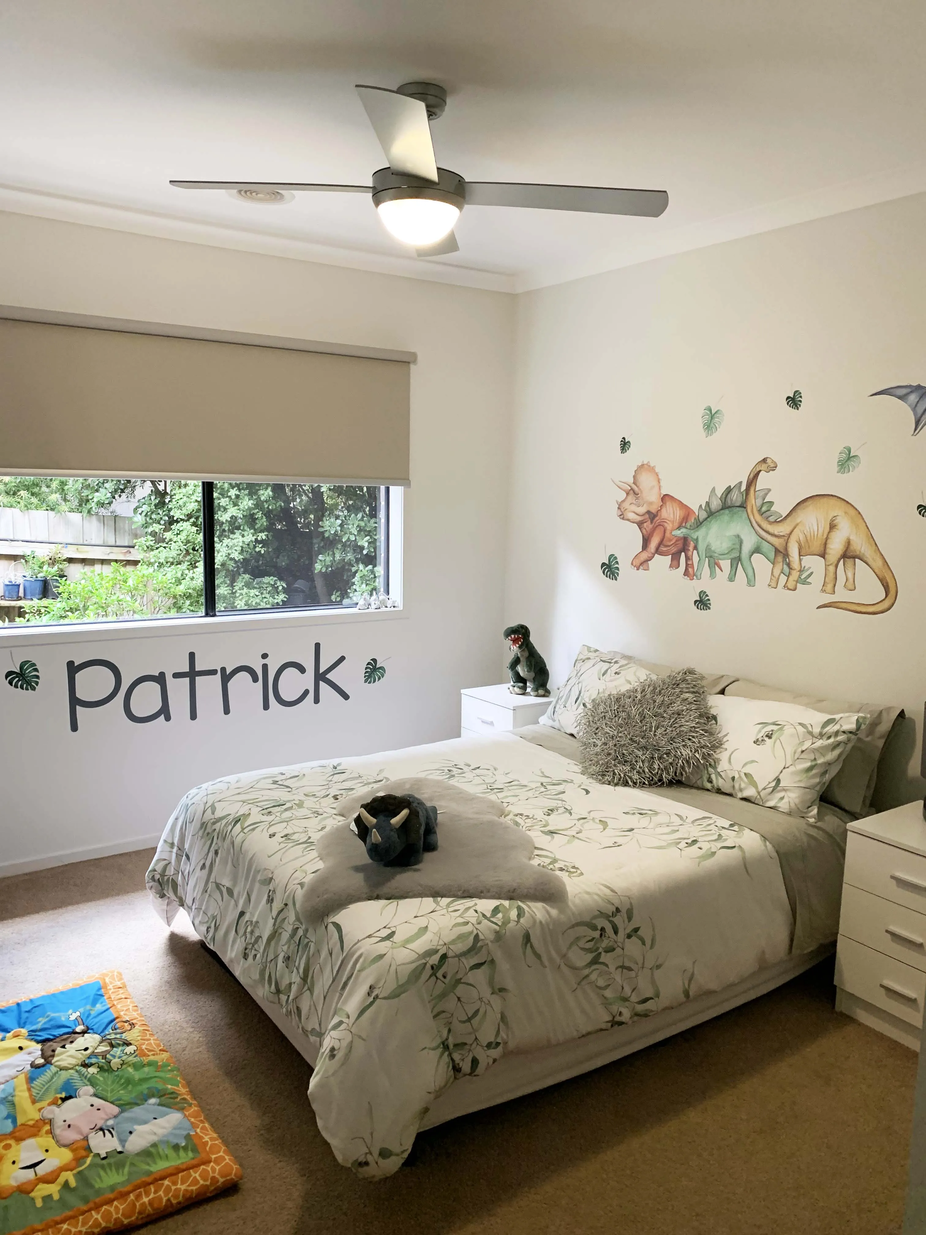 Dinosaurs Wall Decals Australian Design Hand Painted Peel & Stick, Removable Wall Decal. Nursery, Kids Playroom, Kids Teens Bedroom
