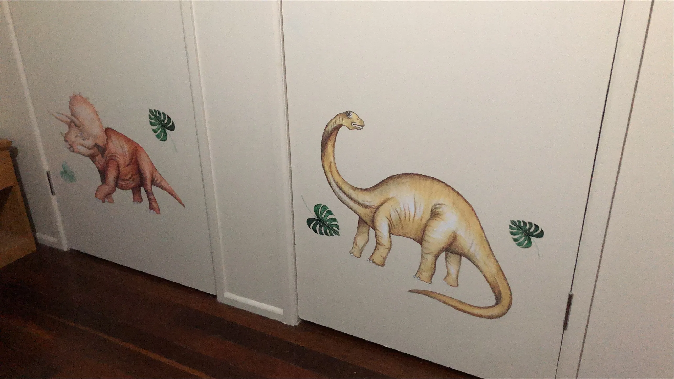 Dinosaurs Wall Decals Australian Design Hand Painted Peel & Stick, Removable Wall Decal. Nursery, Kids Playroom, Kids Teens Bedroom