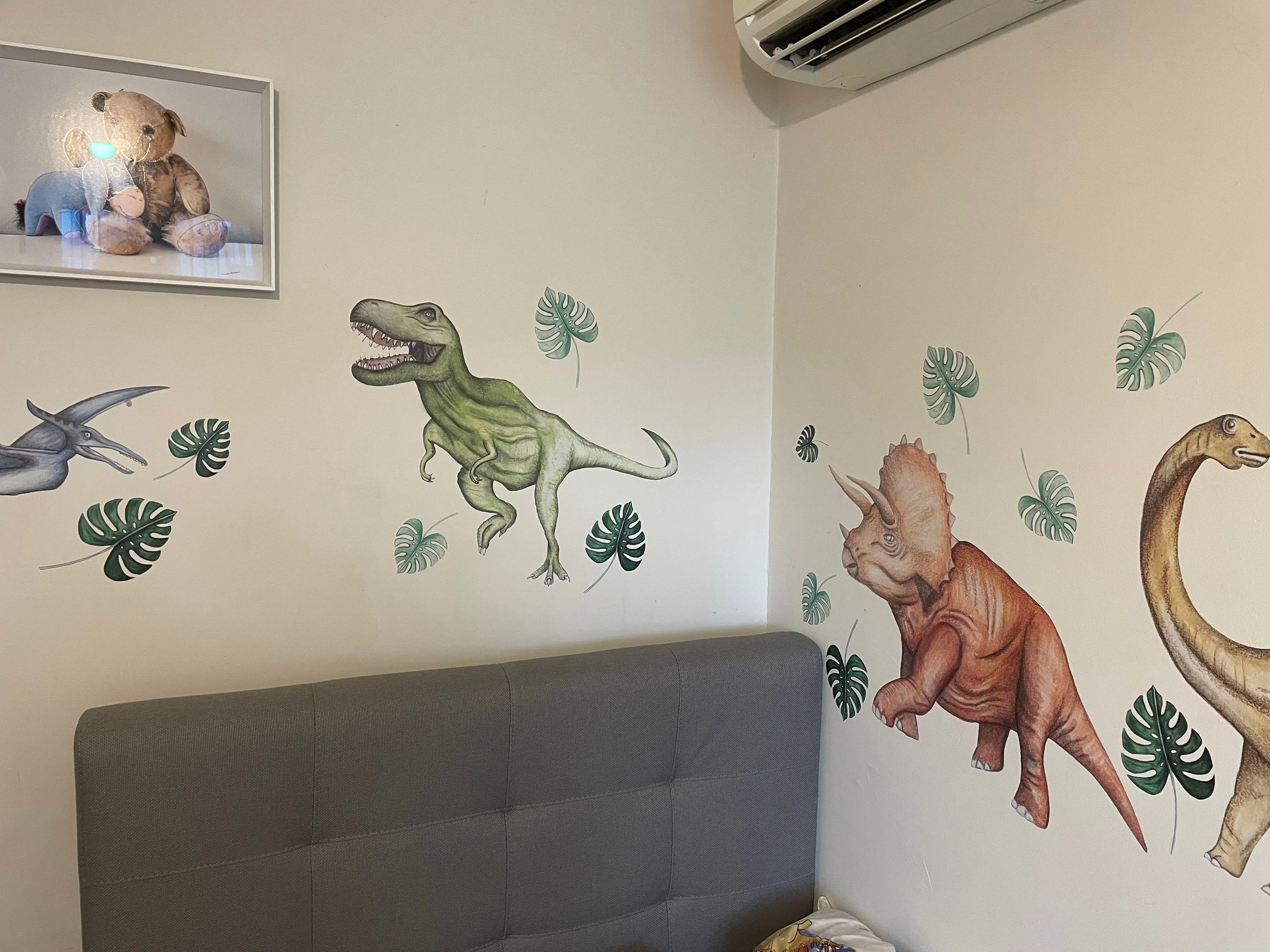 Dinosaurs Wall Decals Australian Design Hand Painted Peel & Stick, Removable Wall Decal. Nursery, Kids Playroom, Kids Teens Bedroom