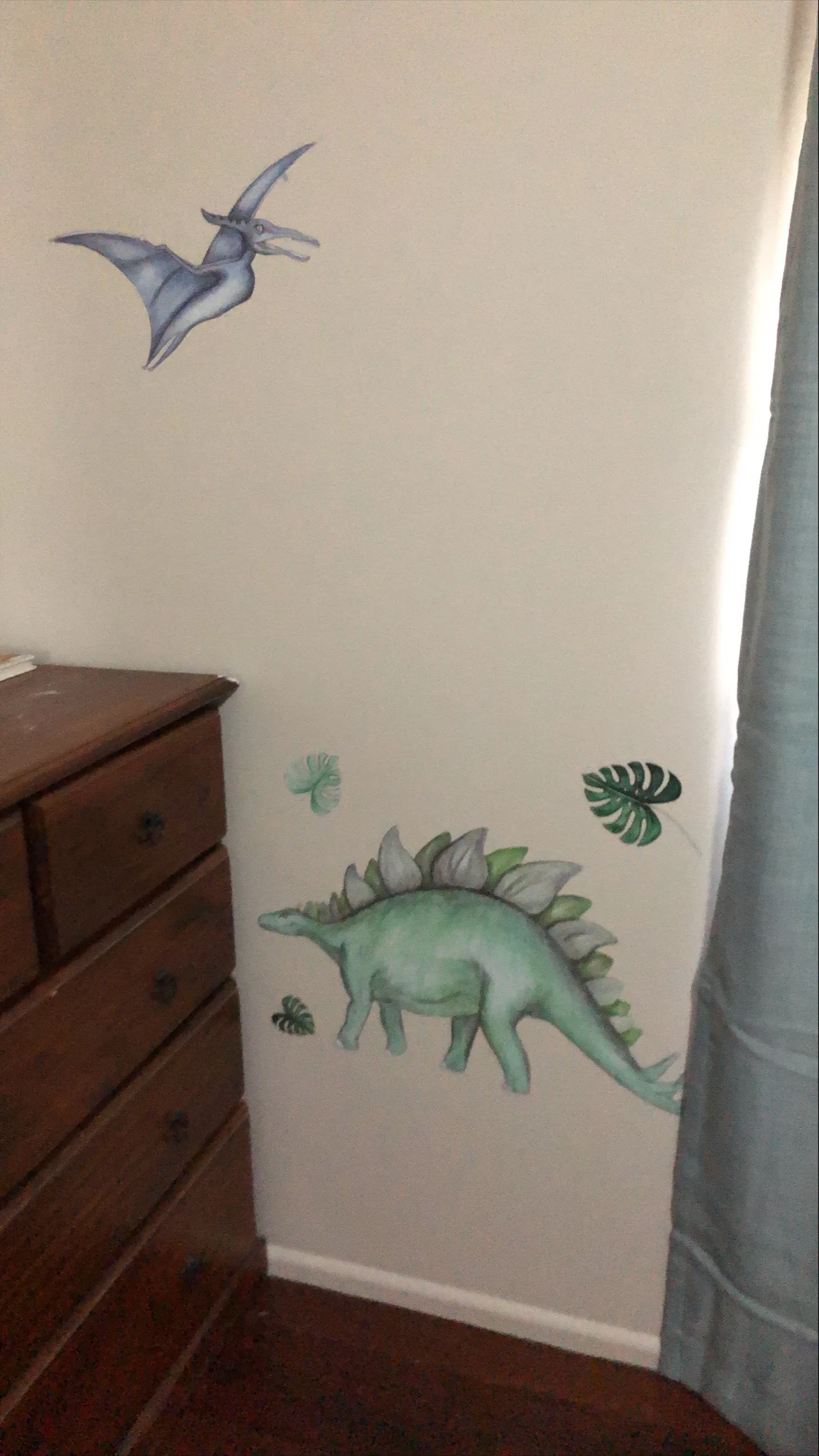Dinosaurs Wall Decals Australian Design Hand Painted Peel & Stick, Removable Wall Decal. Nursery, Kids Playroom, Kids Teens Bedroom