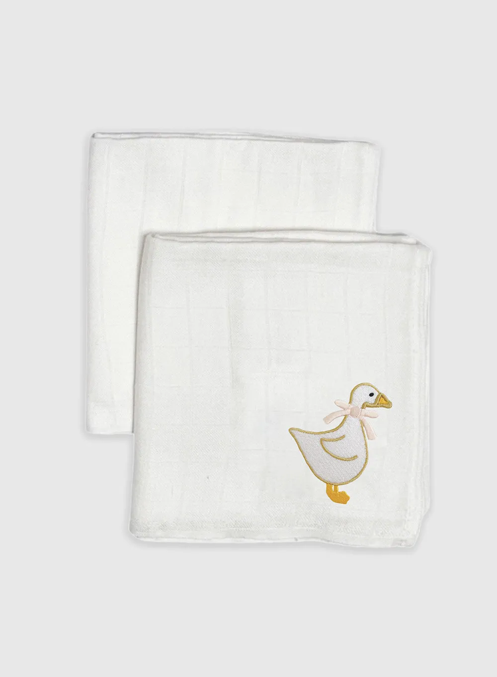 Duck Personalised Muslins 2 pack