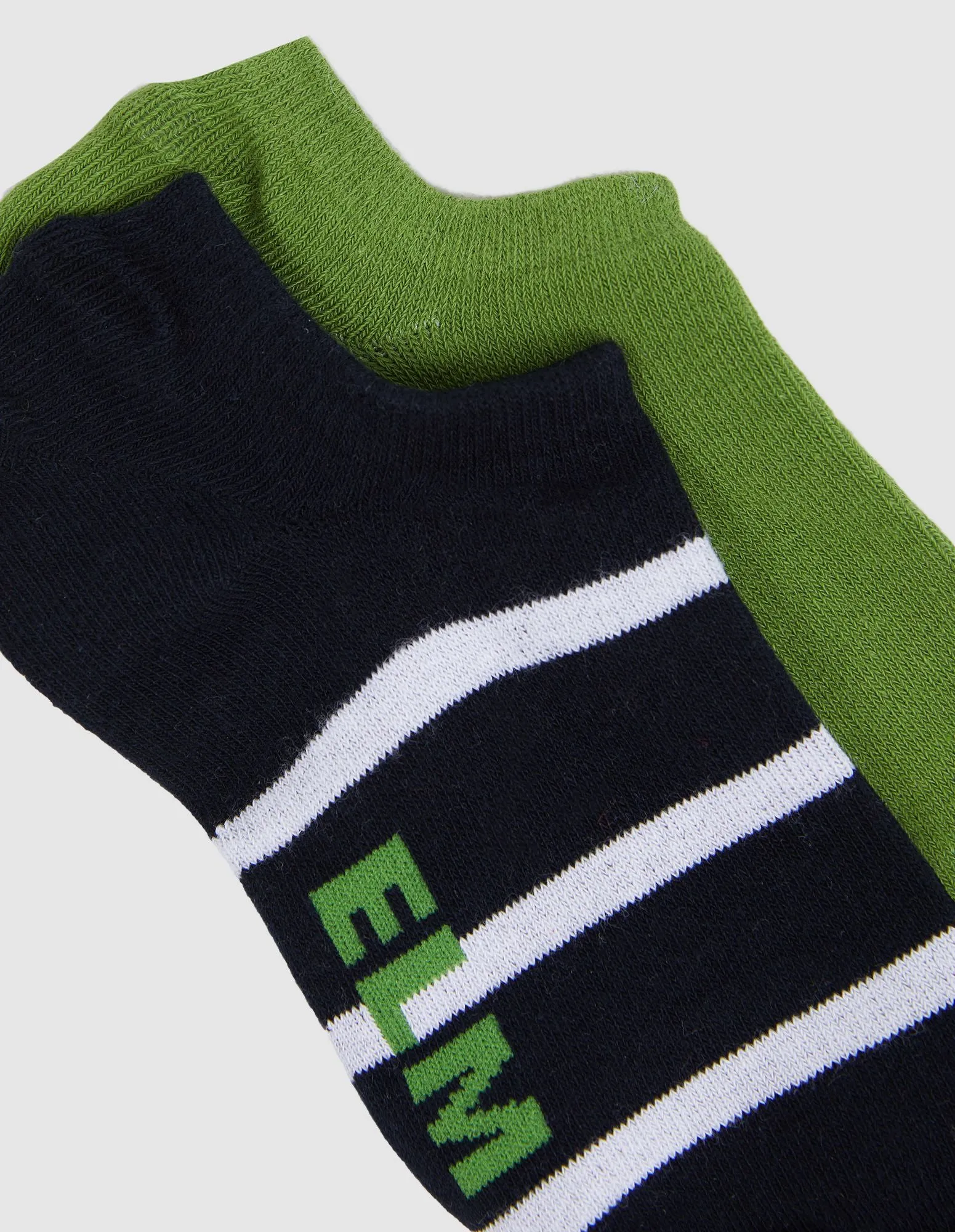 Elm Two Pack No Show Socks - Shining
