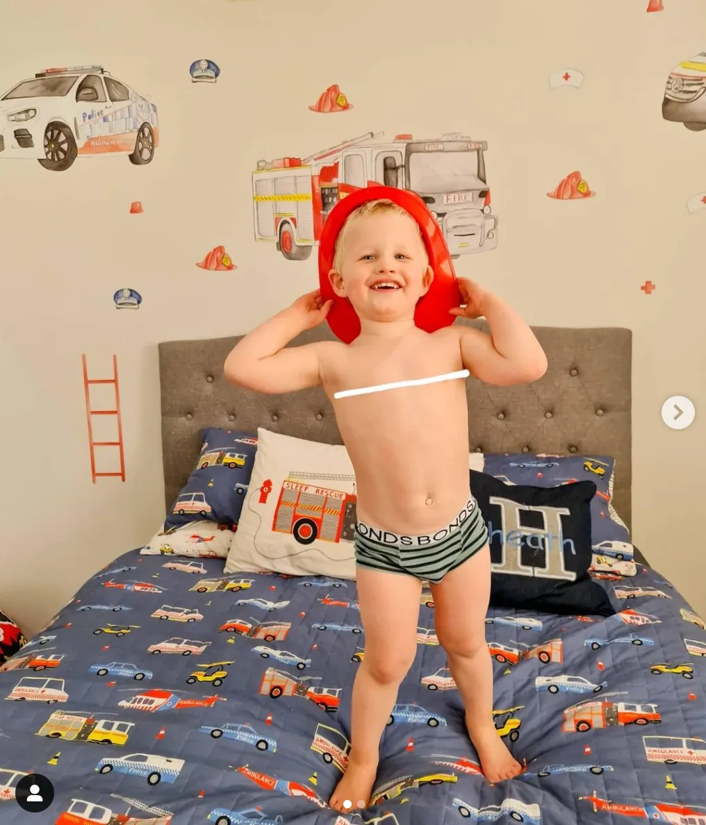 Emergency Vehicles Australian Design Hand Painted Peel & Stick, Removable Wall Decal. Nursery, Kids Playroom, Kids Teens Bedroom