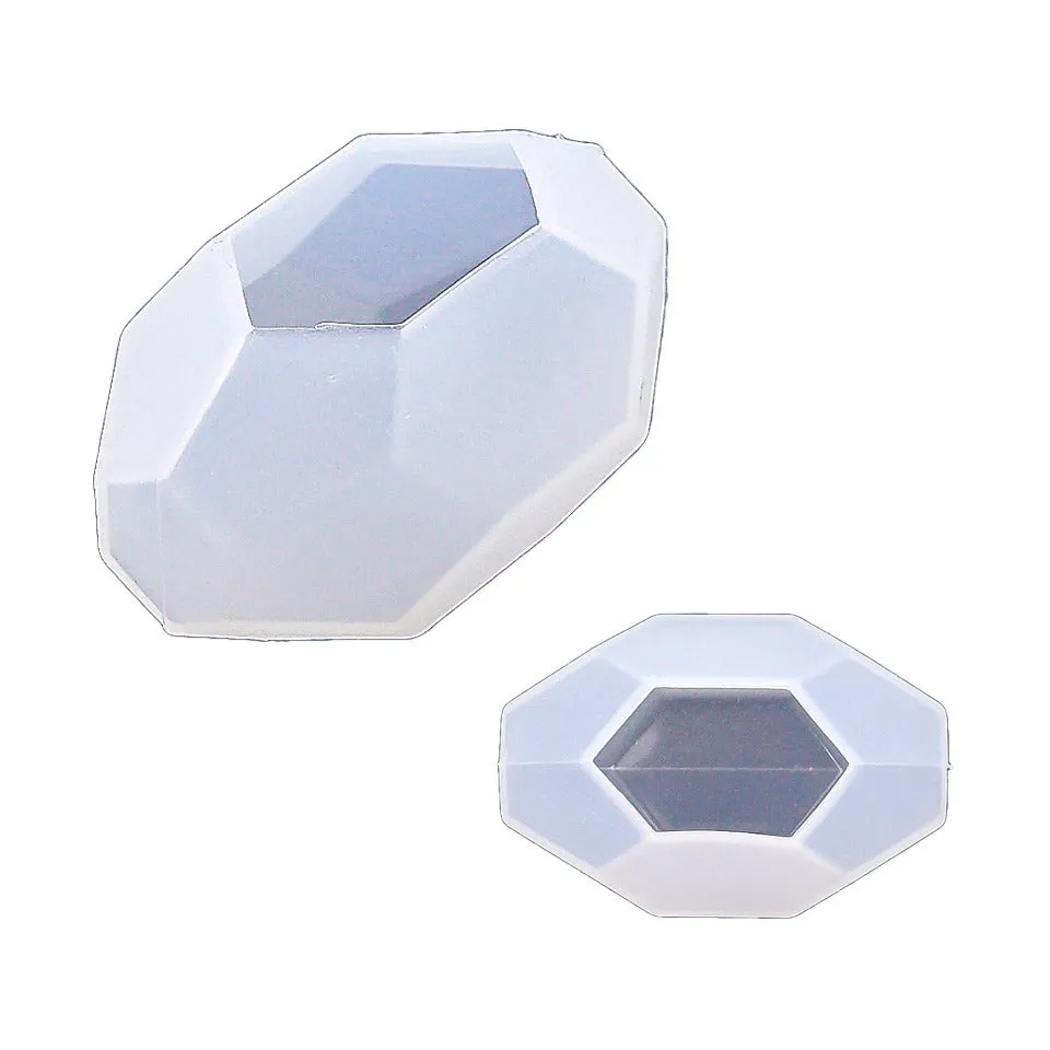 Faceted Diamond Gem Silicone Mold