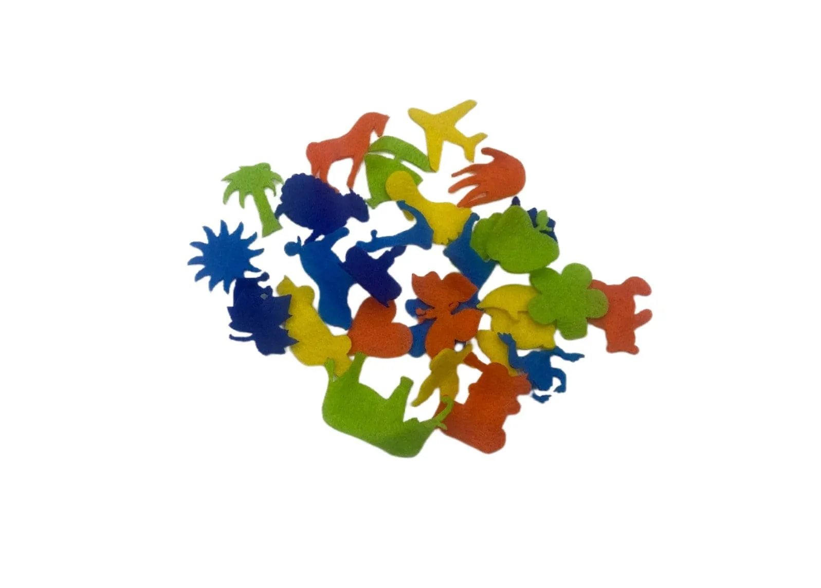 Felt Motifs - Assorted Letters & Shapes