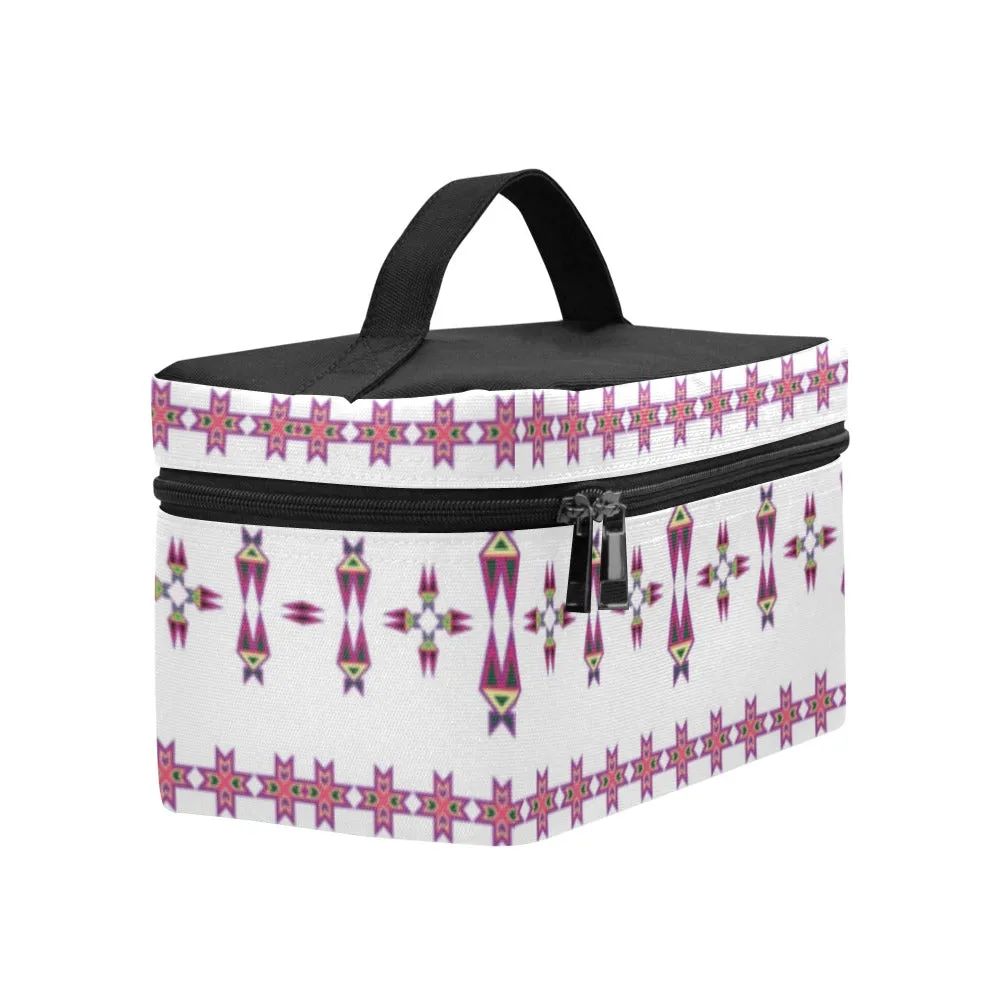Four Directions Lodge Flurry Cosmetic Bag/Large