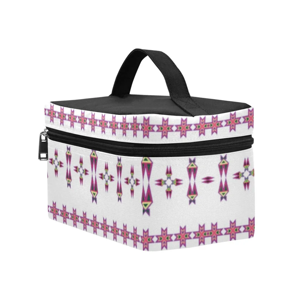 Four Directions Lodge Flurry Cosmetic Bag/Large