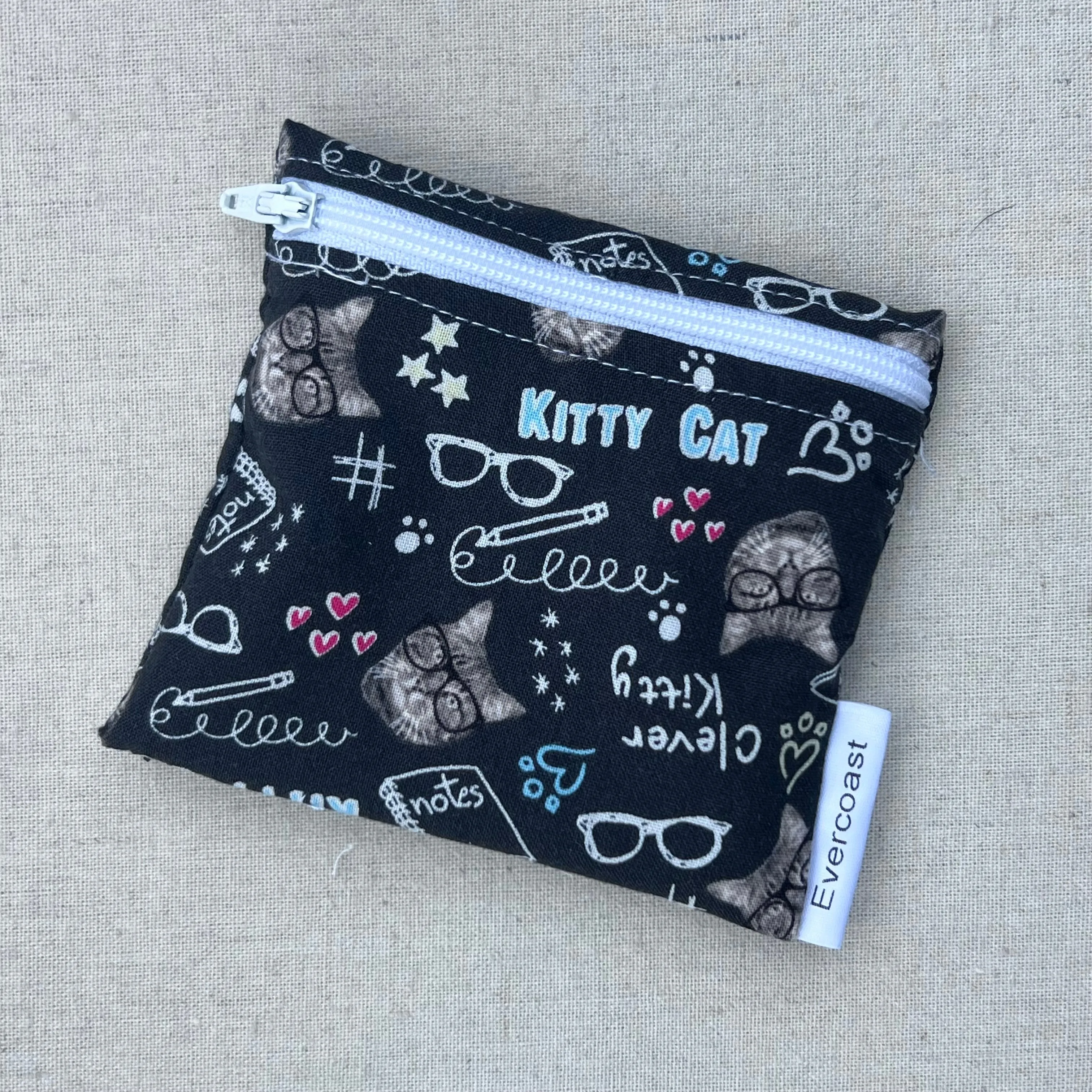 Geeky Cat Reusable Mini Snack Bag