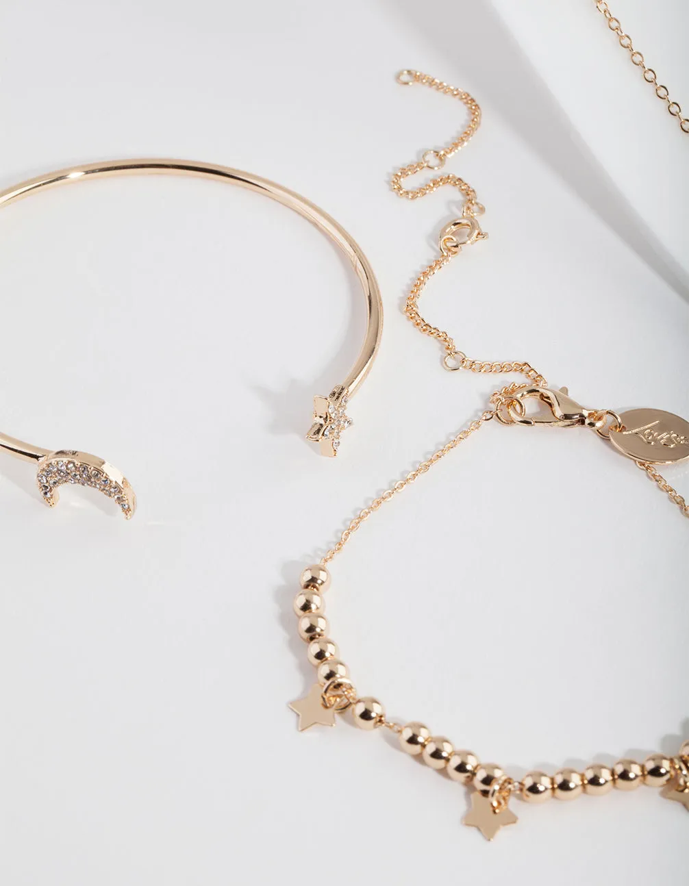 Gold Celestial Bracelet Cuff Pack