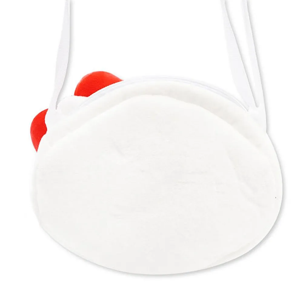 Hello Kitty Cute Face Plush Crossbody Bag
