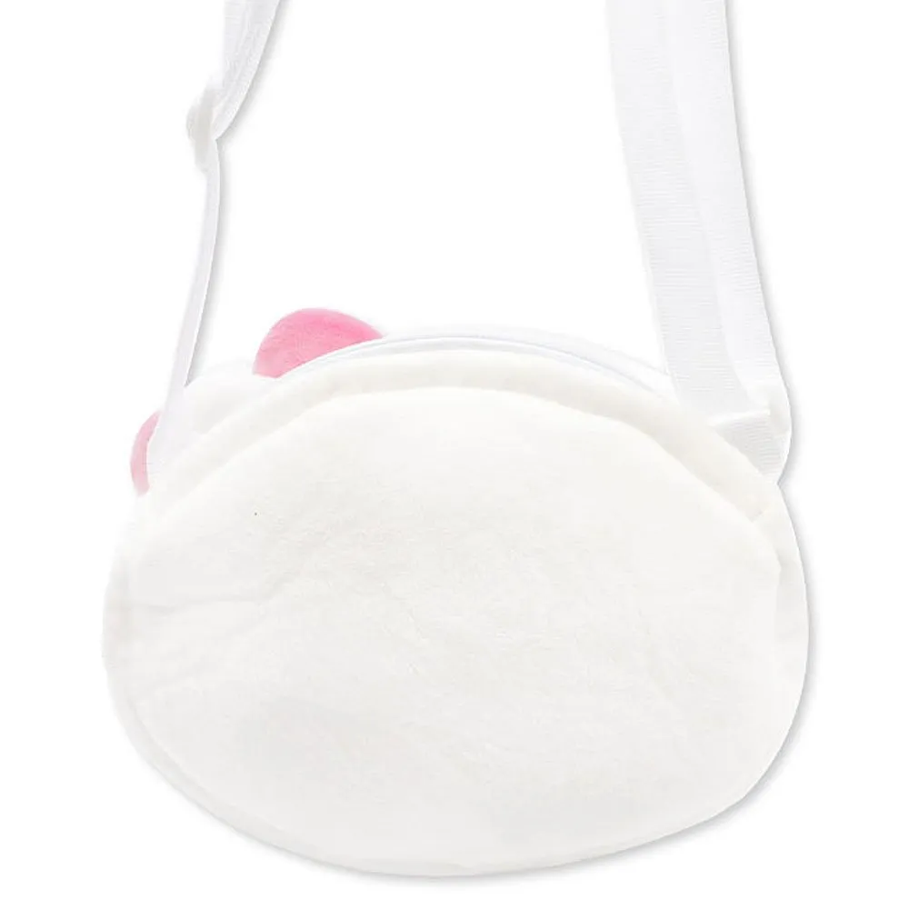 Hello Kitty Cute Face Plush Crossbody Bag