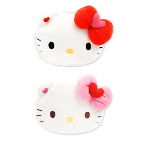 Hello Kitty Cute Face Plush Crossbody Bag