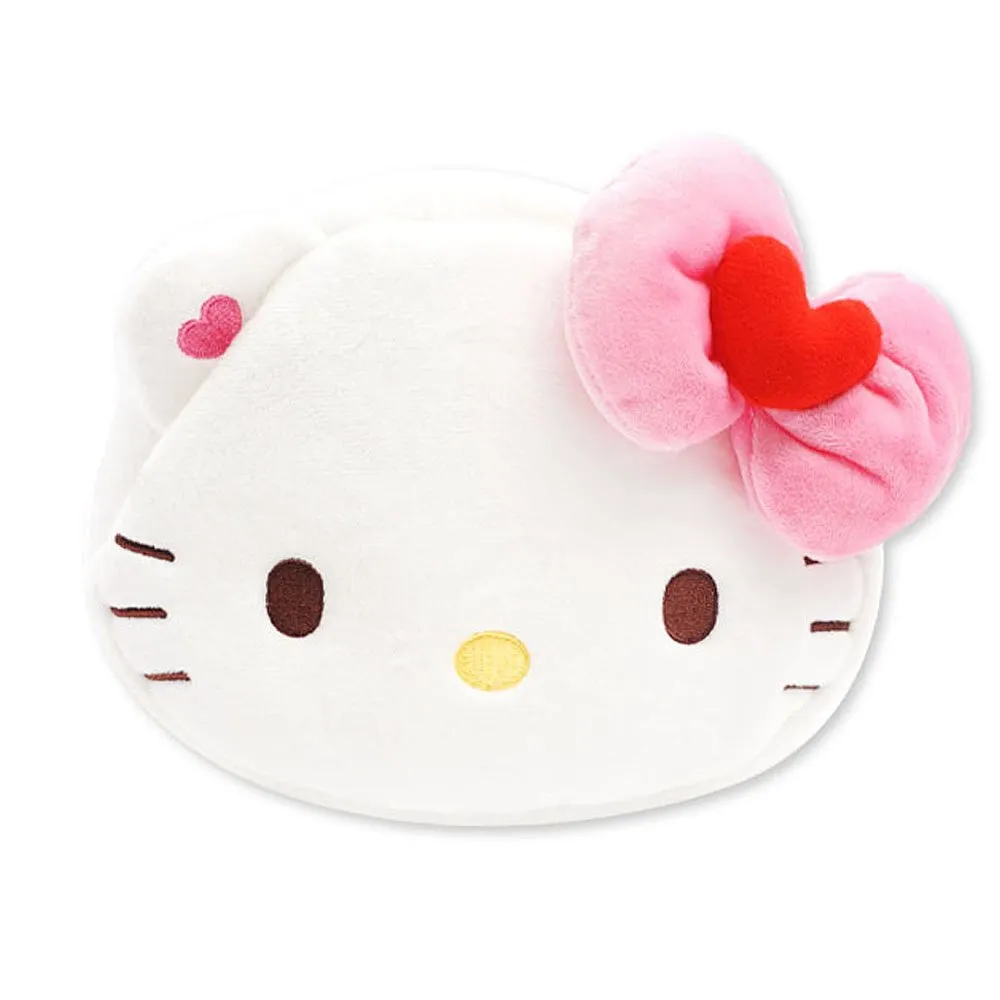Hello Kitty Cute Face Plush Crossbody Bag