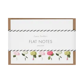 Hydrangeas Flat Note Set