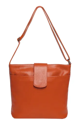 ISLA Italian leather large cross body / shoulder bag