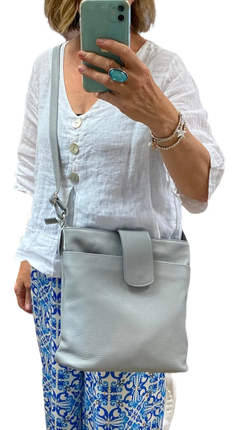 ISLA Italian leather large cross body / shoulder bag
