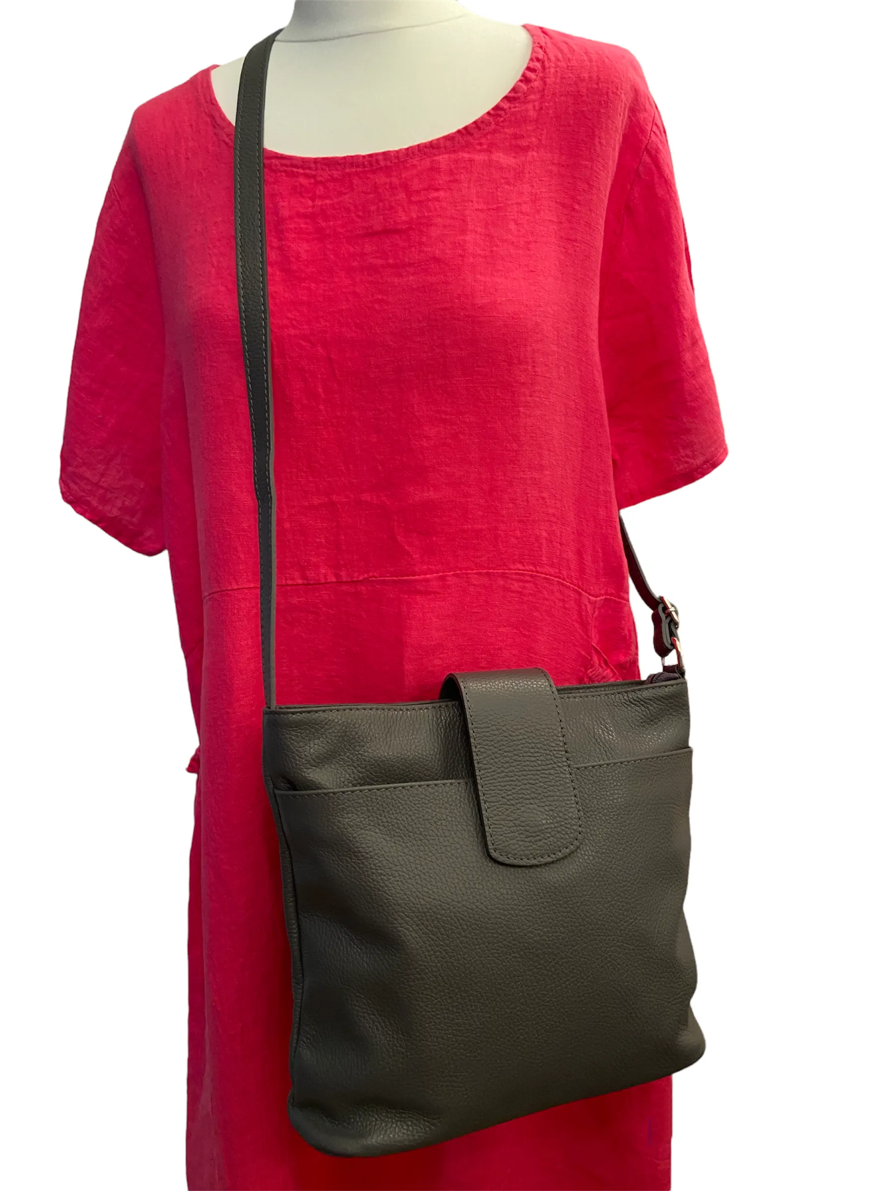 ISLA Italian leather large cross body / shoulder bag