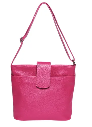 ISLA Italian leather large cross body / shoulder bag
