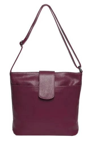 ISLA Italian leather large cross body / shoulder bag