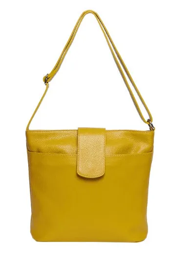 ISLA Italian leather large cross body / shoulder bag