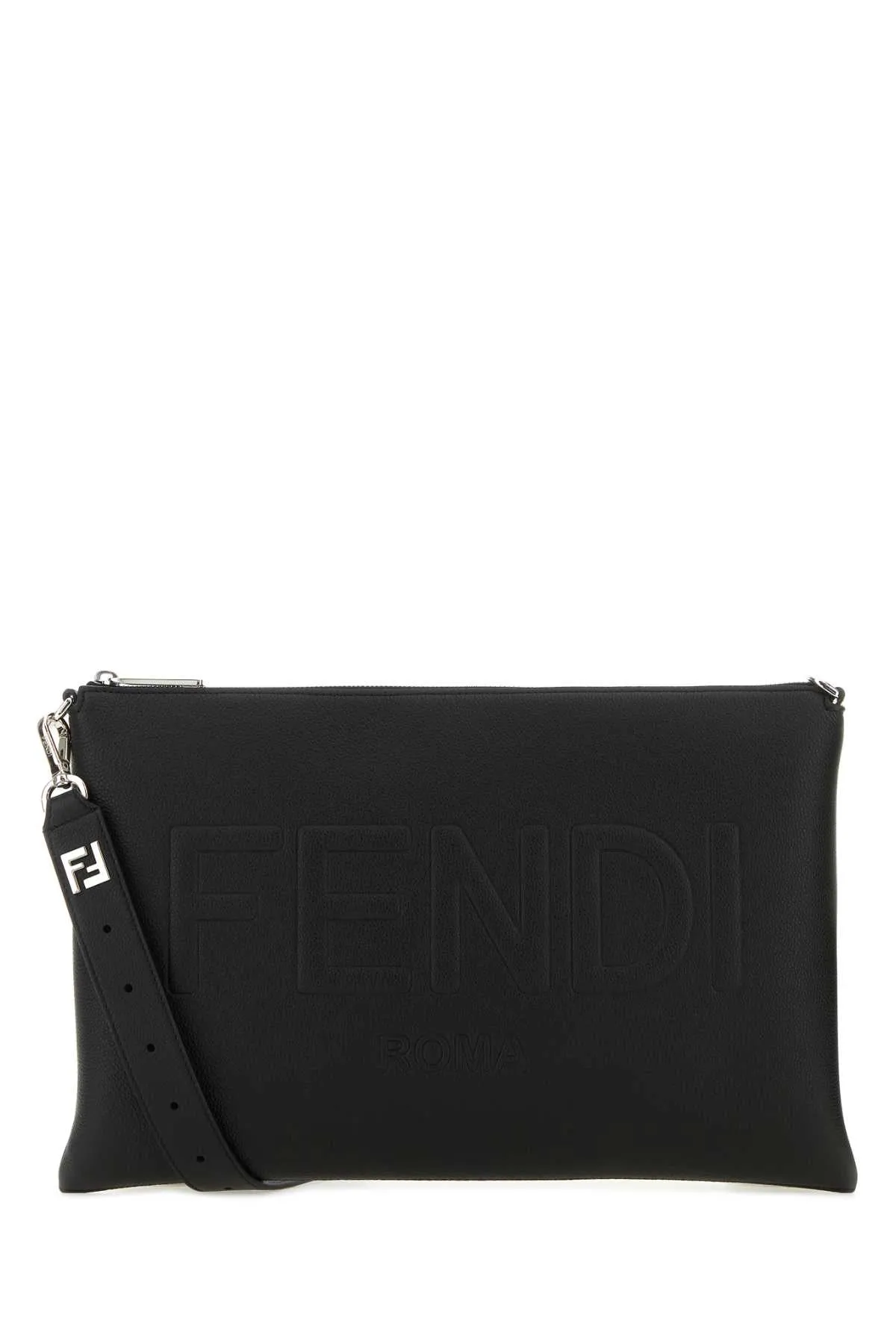Leather Fendi ROME Shoulder Handbag 38cm x 25cm