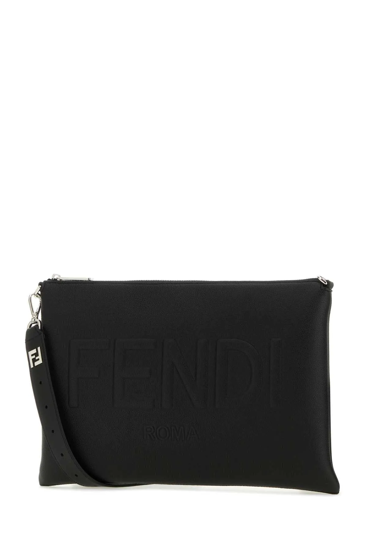 Leather Fendi ROME Shoulder Handbag 38cm x 25cm