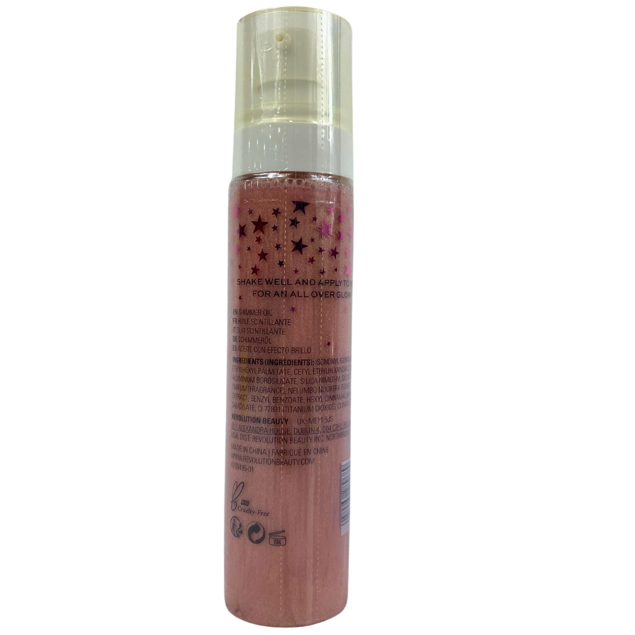 Makeup Obsession London Shy Blush Shimmer Glow Body Oil 3.38OZ  (36 Pcs Lot)