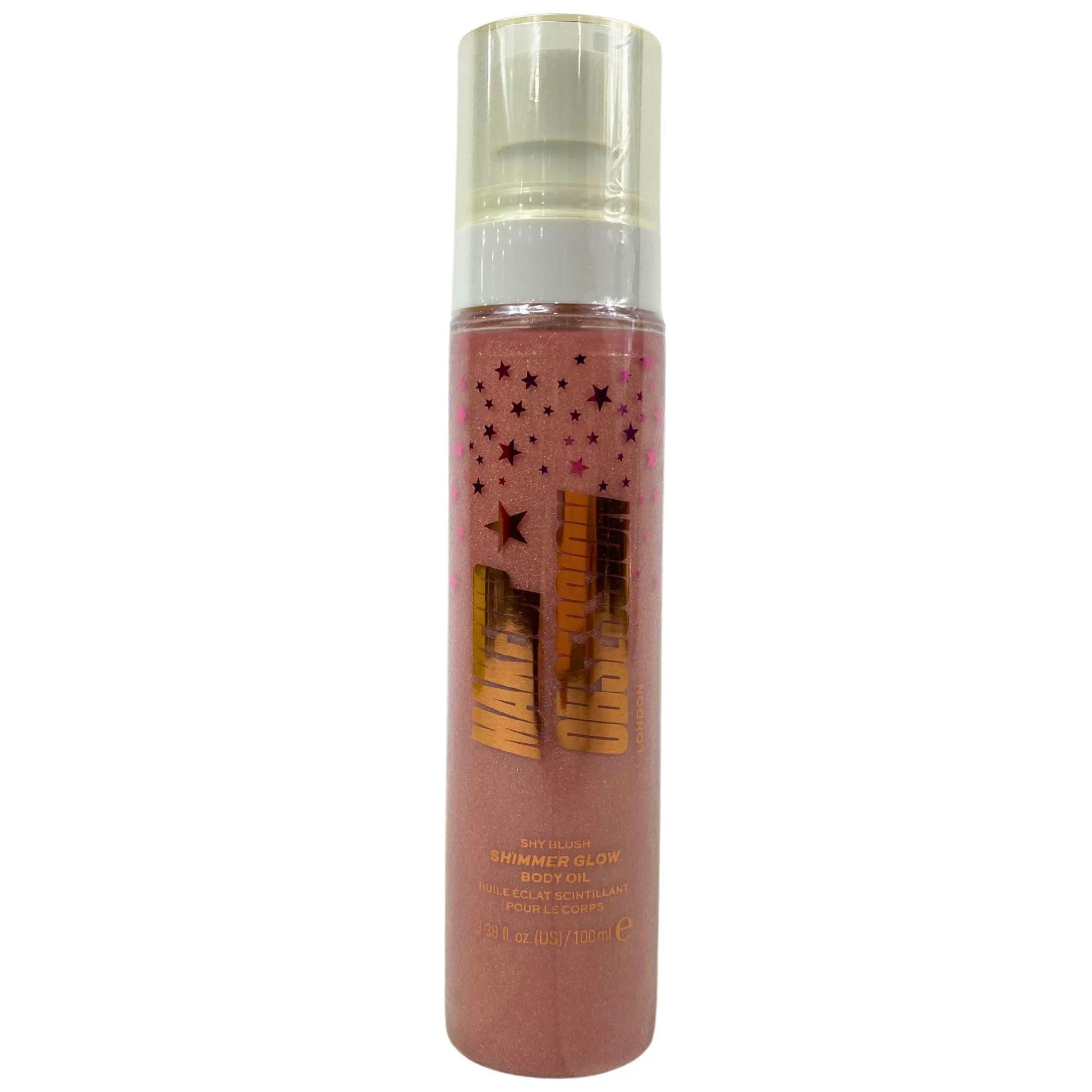 Makeup Obsession London Shy Blush Shimmer Glow Body Oil 3.38OZ  (36 Pcs Lot)