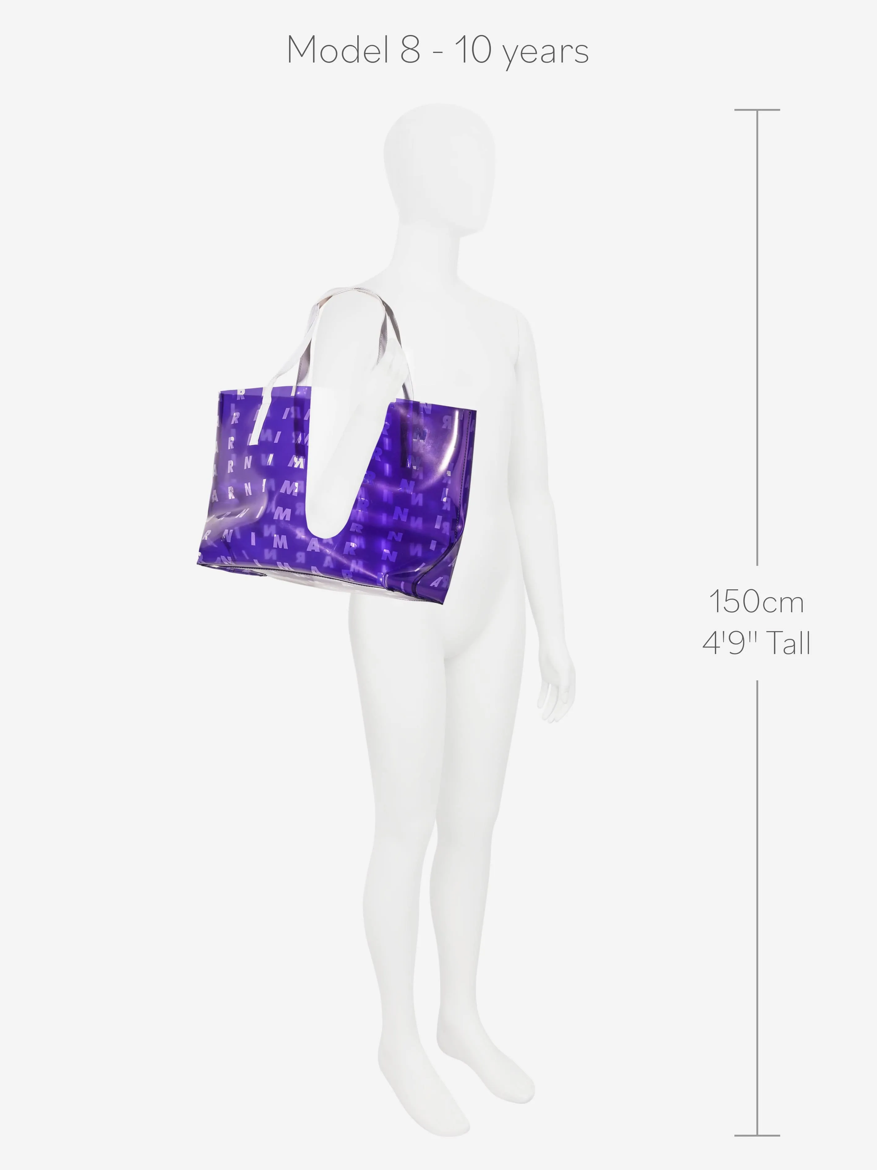 MARNI Girls Tote Bag in Blue